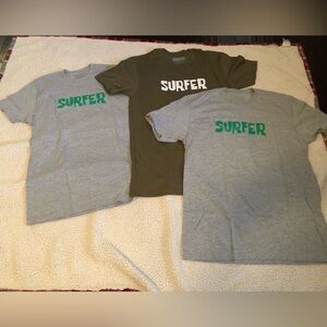 3 Adult Medium Surfer T-Shirt ( NEVER WORN)